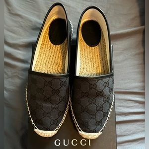 GUCCI GG Logo Espadrilles Flat shoes